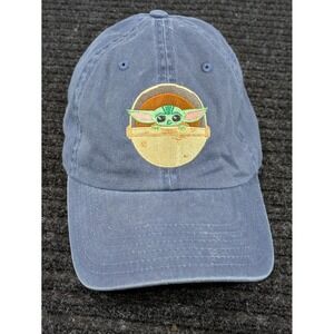 Star Wars Hat Cap Strap Back Mens Grogu Baby Yoda Embroidered Disney One Size